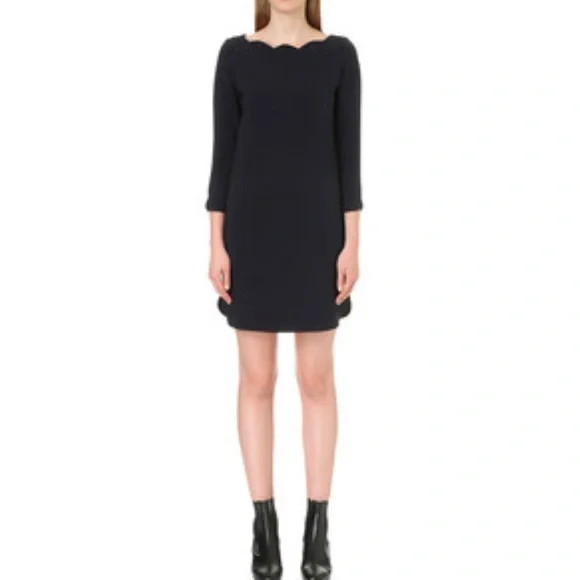 Claudie Pierlot | Dresses | Claudie Pierlot Navy Blue Scallop Neckline Belted Shift Dress Size 36 Nwot | Poshmark Claudie Pierlot | Dresses | Claudie Pierlot Navy Blue Scallop Neckline Belted Shift Dress Size 36 Nwot | Poshmark